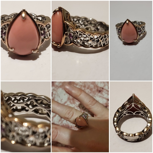 Pink Opal ring